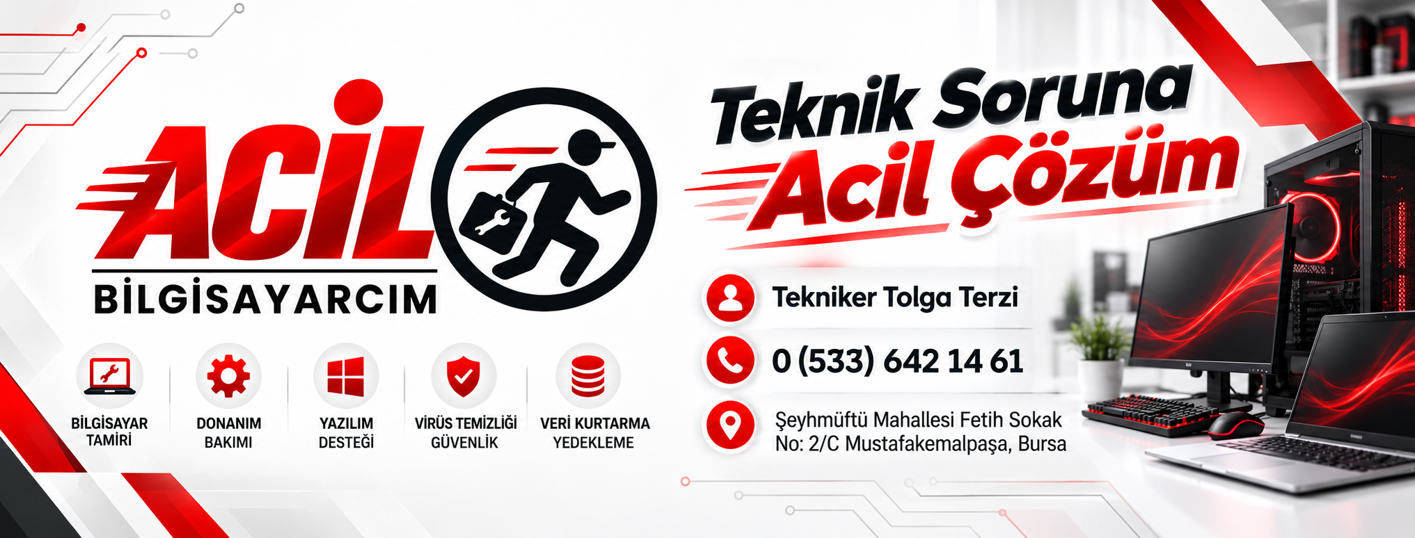 Acil Bilgisayarcım — Teknik Soruna Acil Çözüm